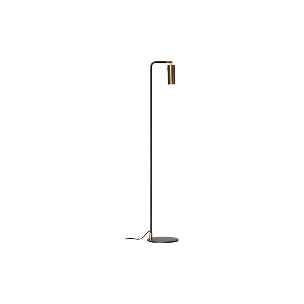 Lektor Floor Lamp, black/brass, Rubn