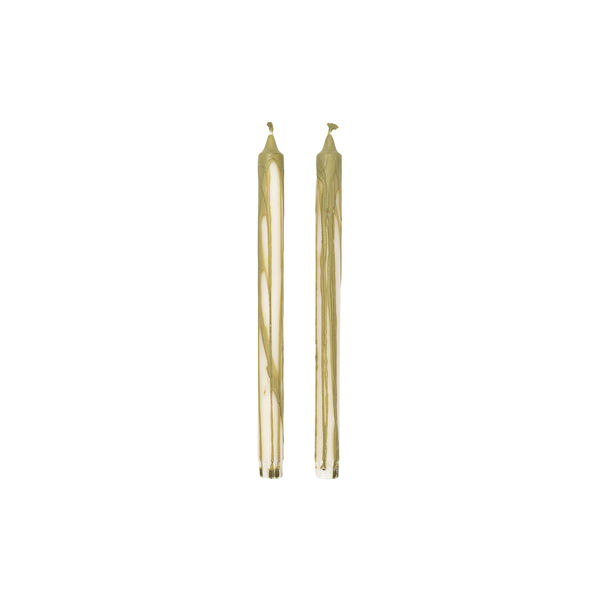Dryp Candles 2 stk., olive green, Ferm Living