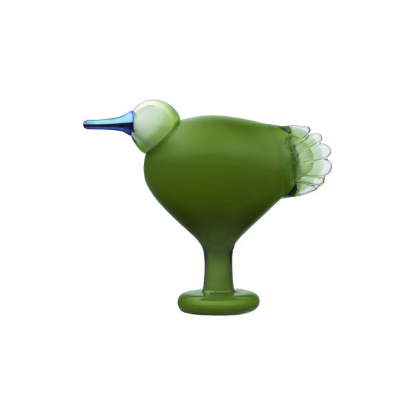 Birds by Toikka Leppäinen, mosgrøn, Iittala
