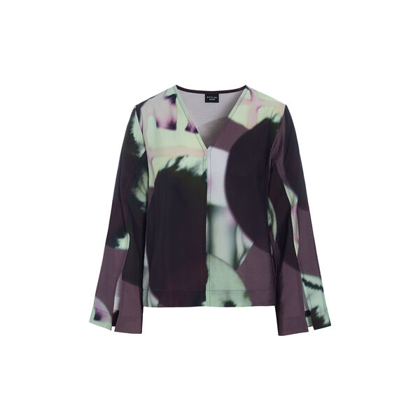 Tsuki bluse med v-hals, lunar eclipse, BITTE KAI RAND
