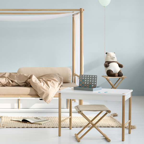 Camp toddler legebord, hvid/eg, Oliver Furniture