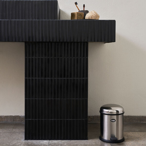 VIPP12 pedalspand, stainless steel, Vipp