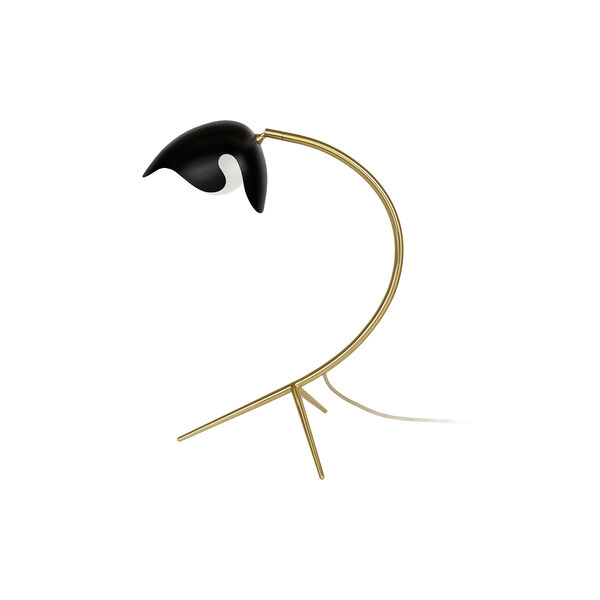 PS38 bordlampe, black/brass, ATBO