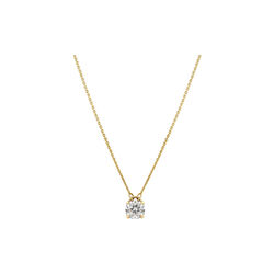 Venice Solitaire Halsk&aelig;de | 14 kt. Guld | 0,50 ct, Sif Jakobs Jewellery