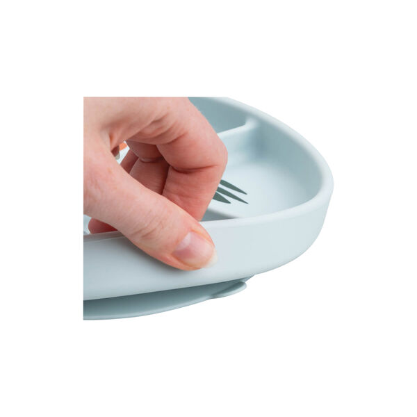 Playground stick&stay inddelt tallerken, blue, Done by Deer