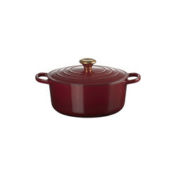 Signature rund gryde &Oslash; 26 cm, garnet, Le Creuset