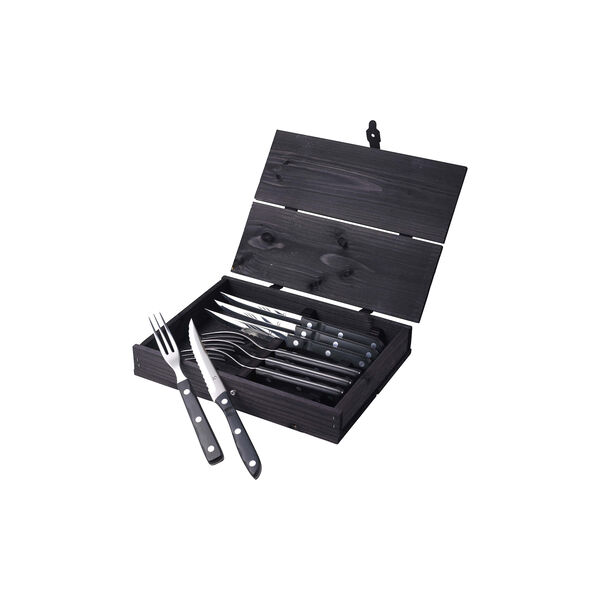 Old Farmer Black bestiksæt 8 dele, Gense