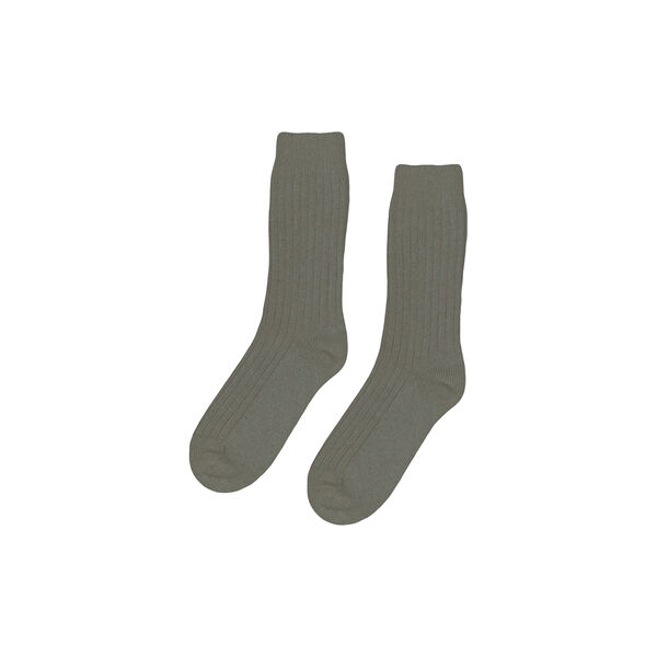 Merino Wool Blend Sock, dusty olive, Colorful Standard