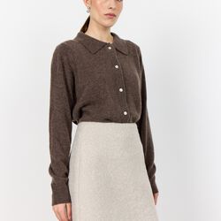 LR-ELOISE 12 Pullover, coffee melange, Leveté Room