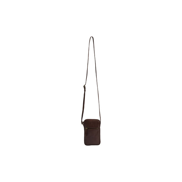 RiverMBG Mini Cross. Bag Vintage, chocolate brown w/br. gold, Markberg