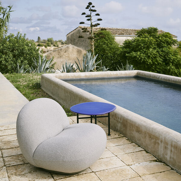 Carmel Coffee Table, pacific blue, GUBI