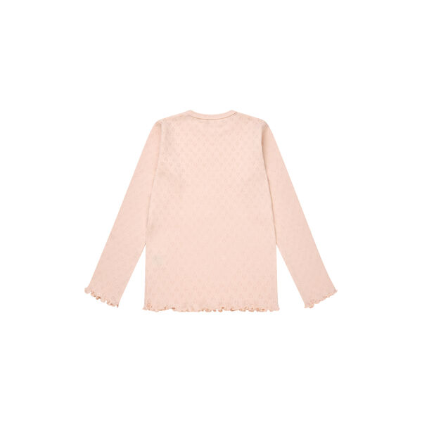 Pointelle Heart LS Tee, Copenhagen Colors Organics