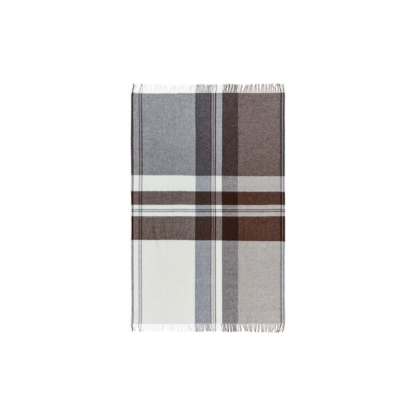 Oxford plaid, 5088&nbsp;white&nbsp;brown, Silkeborg Uldspinderi