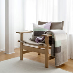 MIKKEL Throw, grey, R&oslash;ros Tweed