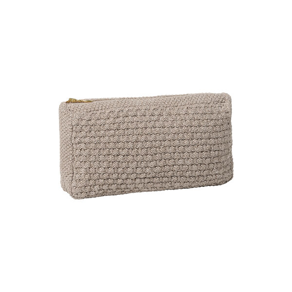 Strikket Clutch Petra, tiger melange, By LOHN