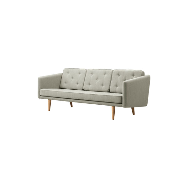FF2003 No. 1 Sofa 3P, mood 1101/eg lys olie, Fredericia Furniture