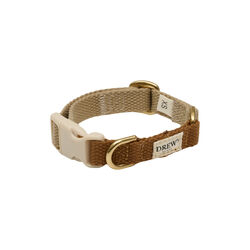 Bl&oslash;dt & Justerbart hundehalsb&aring;nd, cortado, Drew's Dogwear