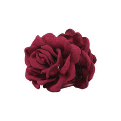 Rosa Hair Claw Middle, wine red, SUI AVA