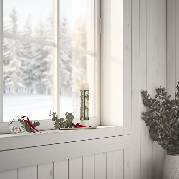 Kalenderlys 2024, Ø 5 cm, Holmegaard