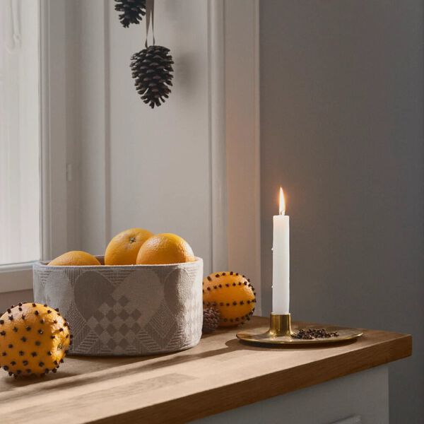 CHRISTMAS brødkurv, winter wood, Georg Jensen Damask