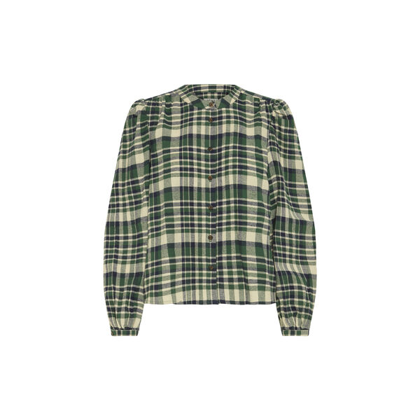 IHTAMANNA Shirt, pineneedle check, ICHI