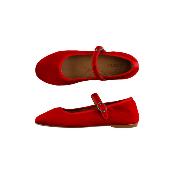 Mary Jane Ballerina, deep red, Atone