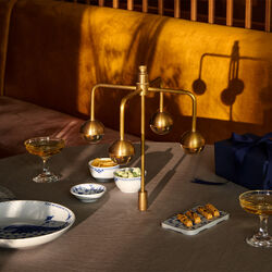 Musselmalet Riflet sk&aring;l 9 cl, Royal Copenhagen