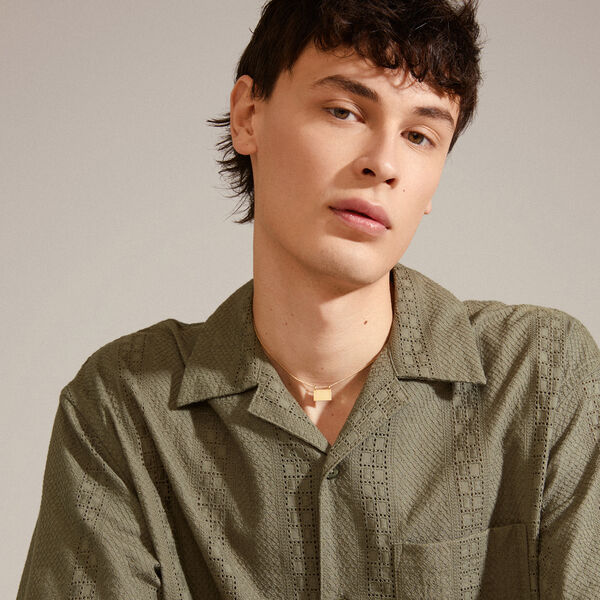 PULSE recycled halskæde, guld, Pilgrim