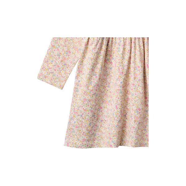 Jersey Dress L/S Sessa, blush flower meadow, Wheat
