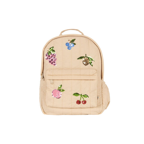 Juno Quilted Sequin Backpack Midi, frapp&eacute;, Konges Sl&oslash;jd