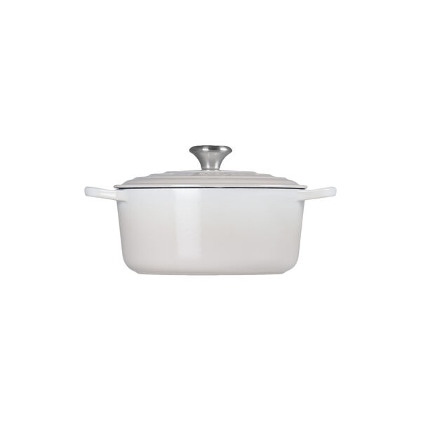 Signature rund st&oslash;bejernsgryde &Oslash; 24 cm, meringue, Le Creuset