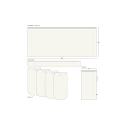 SORTED Premium Wide affaldssortering, white/RAL 9010, DesignLife