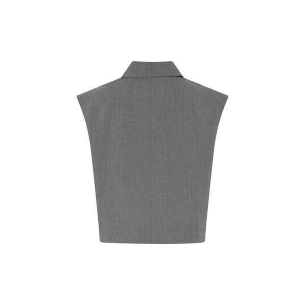 LataniaBBLinis waistcoat, grey, Bruuns Bazaar
