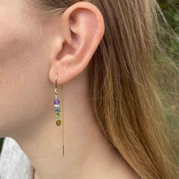 Sirene &Oslash;reringe, green, Nuni Copenhagen