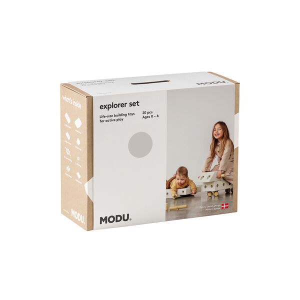 Explorer s&aelig;t, sand grey/honey yellow, MODU