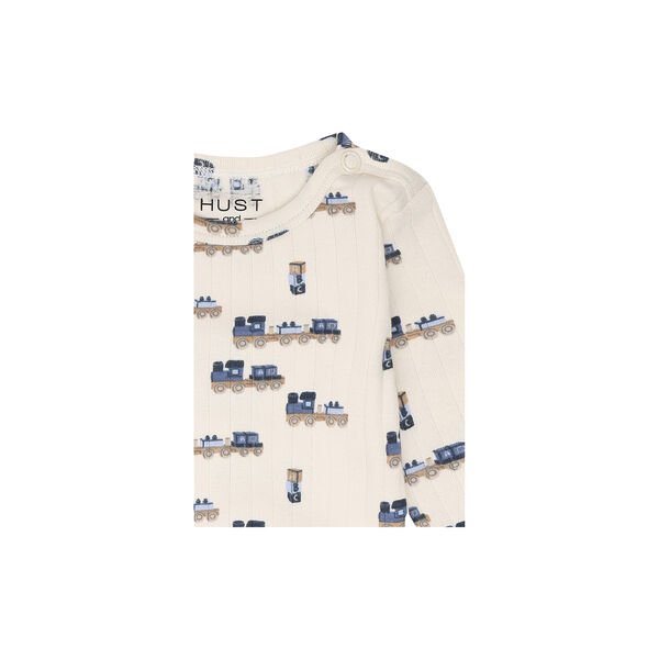 HCBam Rib Train, off white, Hust & Claire