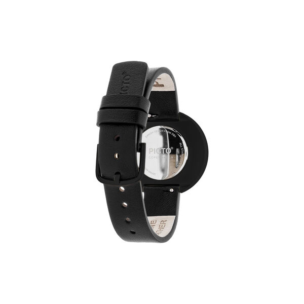 PICTO armbåndsur, black/steel/black, PICTO