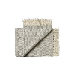 Fan&oslash; plaid, 00109 light nordic grey, Silkeborg Uldspinderi