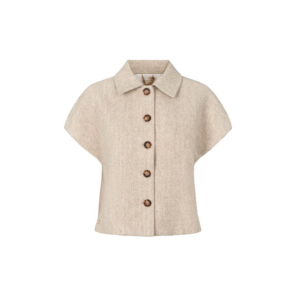 Tona waist coat, light-sand, PBO