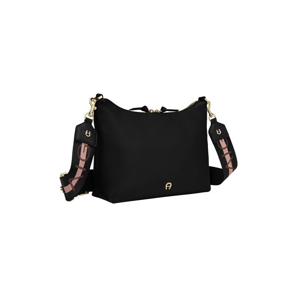 Zita Crossbody Bag S, black coloured, Aigner