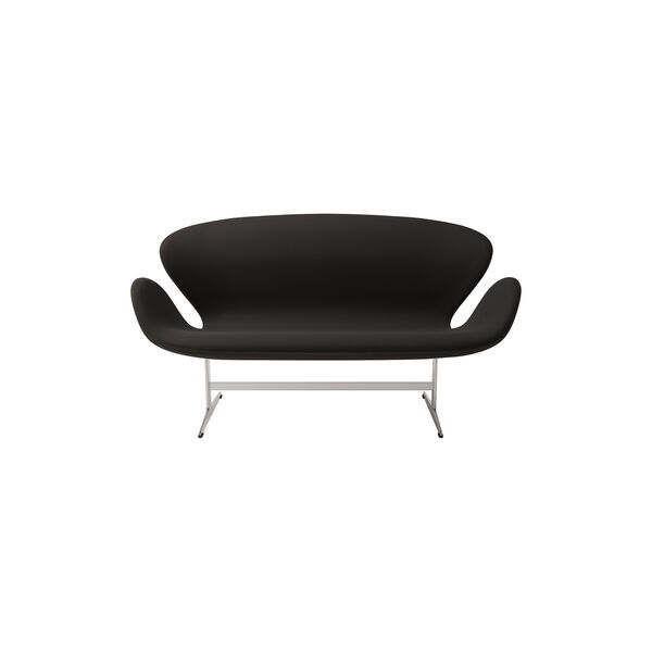 Svanesofa&trade; 3321 2-pers. sofa, sort, Fritz Hansen