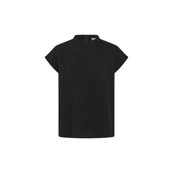 SLCevilla Highneck Blouse | Black | Bluse, Soaked in Luxury