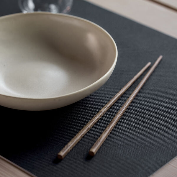 Shoku D&aelig;kkeserviet 4 stk., solid black, Villa Collection