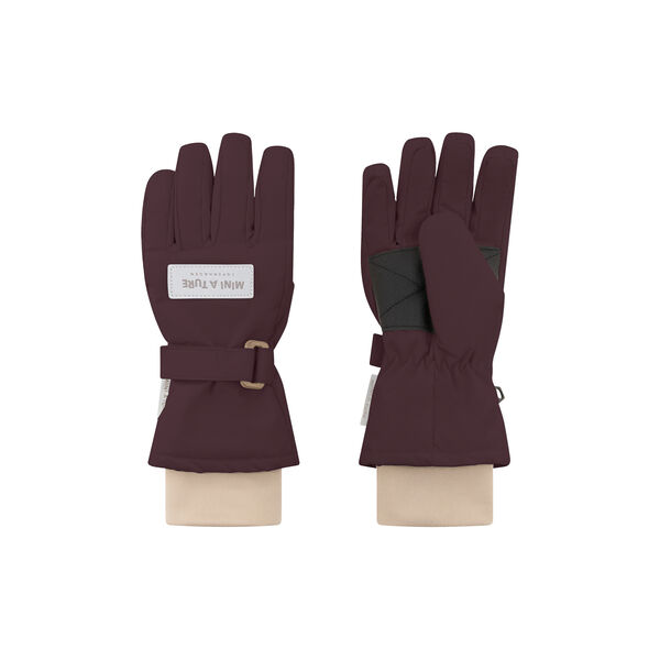 MATCELIO Gloves, fudge aubergine, Mini A Ture