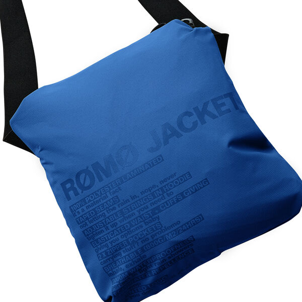 R&oslash;m&oslash; LW Rain Jacket Packable, blue, H2O Sportswear