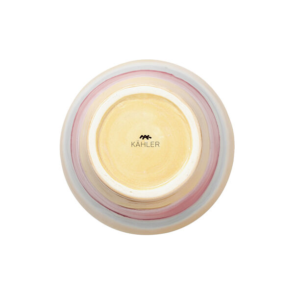 Poppery vase med &aelig;ble, pink/mint/gul, K&auml;hler