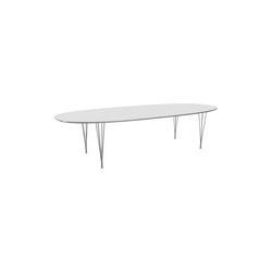 FH B617 Superellipse™ spisebord, hvid, Fritz Hansen