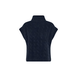 FresnoLL Knit Vest SL, dark blue, Lollys Laundry