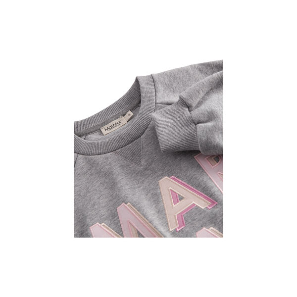 Theos Sweatshirt, pink logo, MarMar Copenhagen