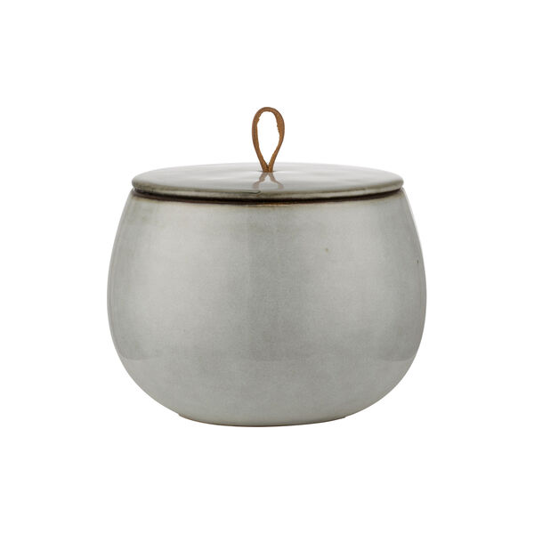 Amera krukke, gr&aring;, Lene Bjerre